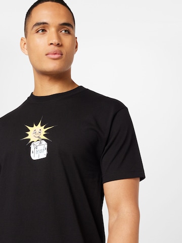 HUF T-shirt 'SIPPIN SUN' i svart