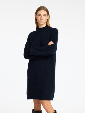 SELECTED FEMME Knit dress in Blue: front
