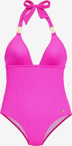LASCANA Swimsuit in Pink: front