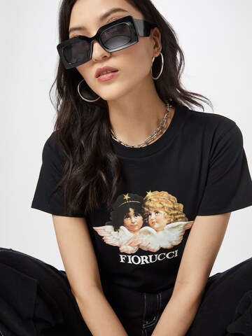 Tricou 'Angels' de la Fiorucci pe negru