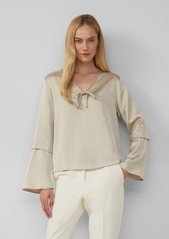 s.Oliver BLACK LABEL Blouse in Beige: voorkant