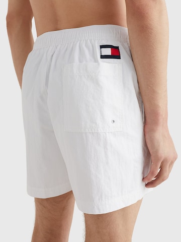 Shorts de bain Tommy Hilfiger Underwear en blanc