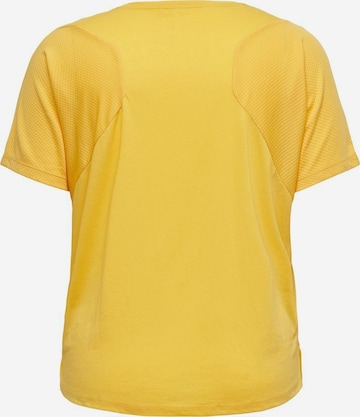 Only Play Curvy - Camiseta funcional en amarillo