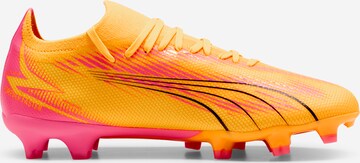 PUMA - Chuteira 'Ultra Match' em amarelo