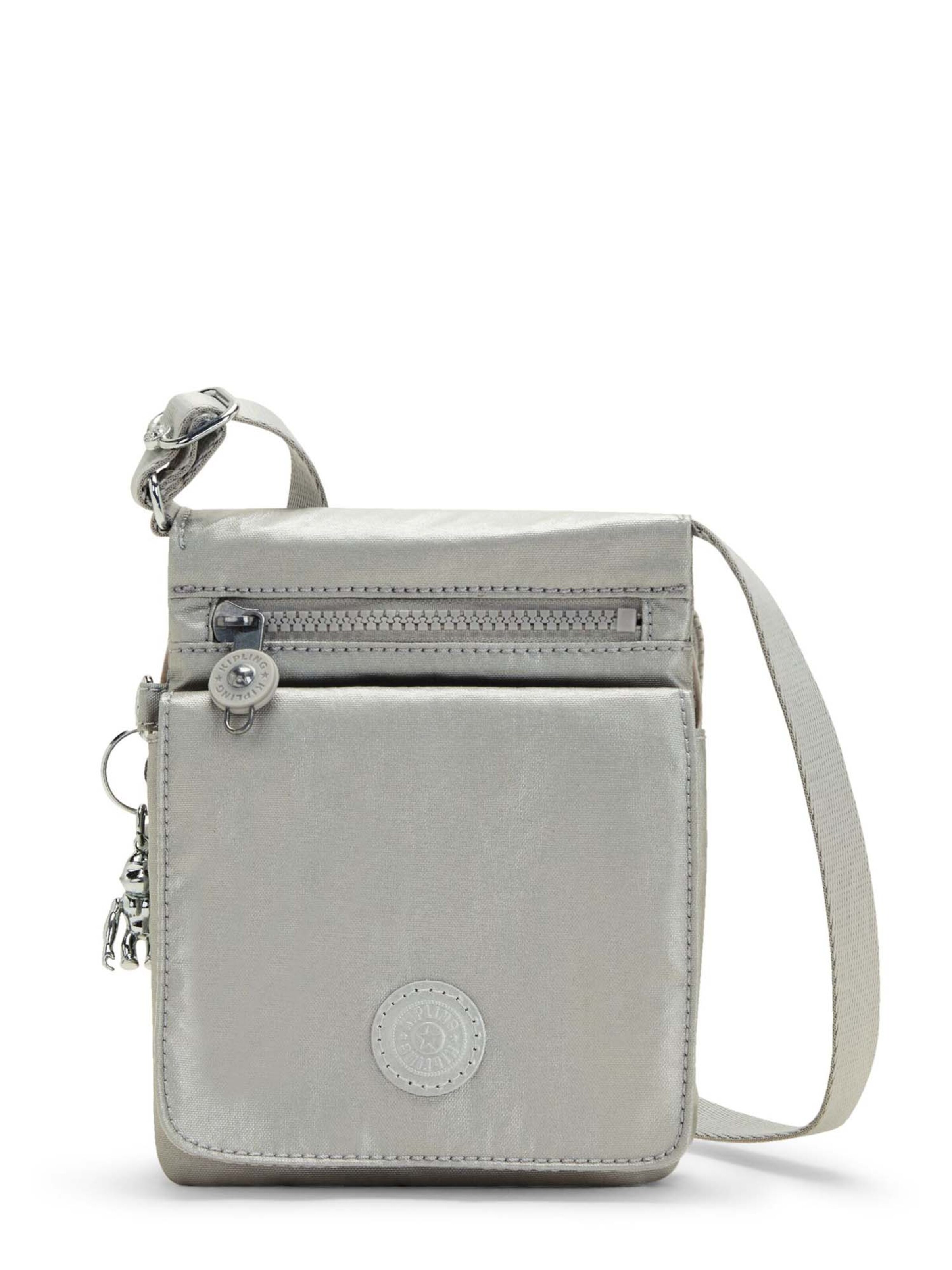 Kipling metallic silver bags sale