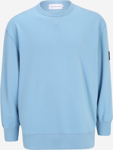 Calvin Klein Jeans Plus Bluzka sportowa w kolorze niebieski: przód