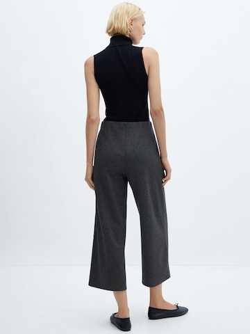 MANGO Wide leg Broek 'MARTI' in Grijs