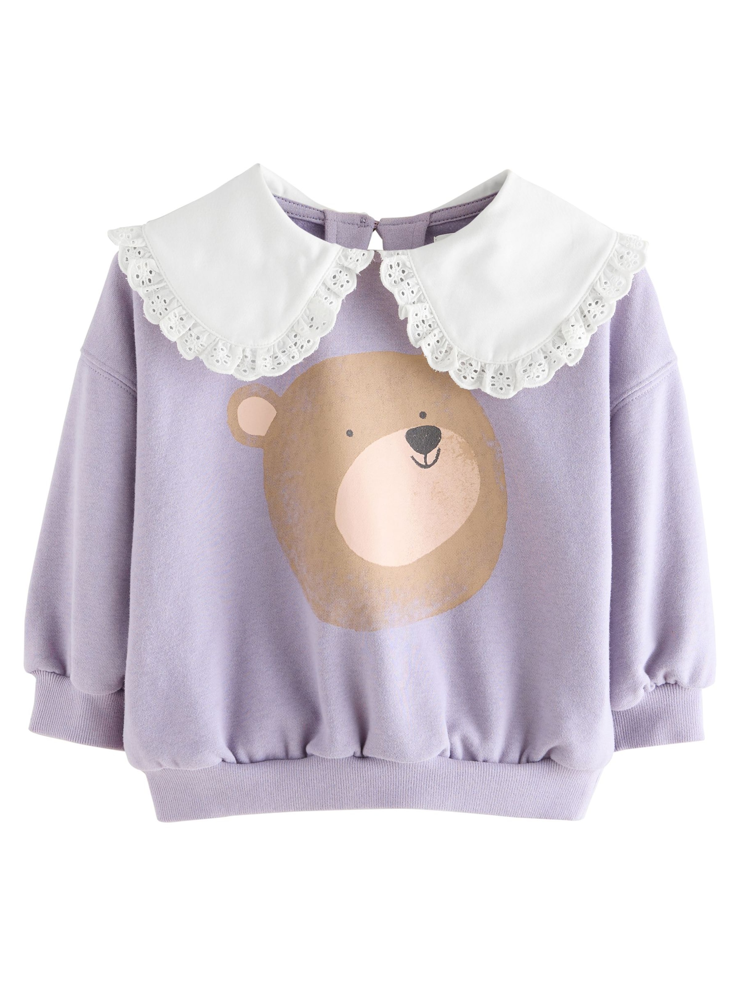 Next Mikina – fialová: přední strana