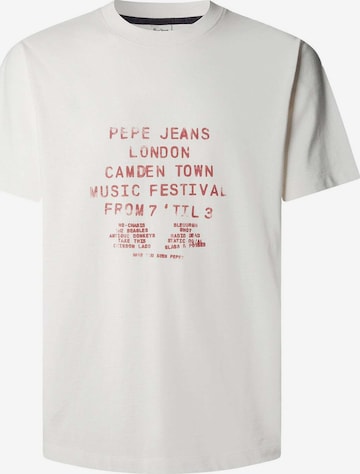 Pepe Jeans Shirt 'Jean' in Wit: voorkant