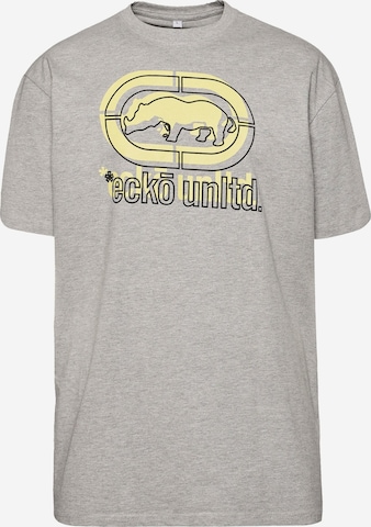 T-Shirt 'Double' Ecko Unlimited en gris : devant
