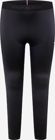 Tommy Hilfiger Curve - Skinny Leggings en negro: frente