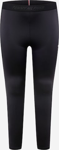 Tommy Hilfiger Curve Skinny Leggings in Zwart: voorkant