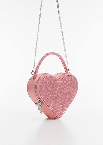 MANGO Handtasche 'Hft Heart' in Pink