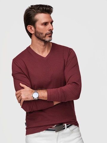 Ombre Shirt in Red: front