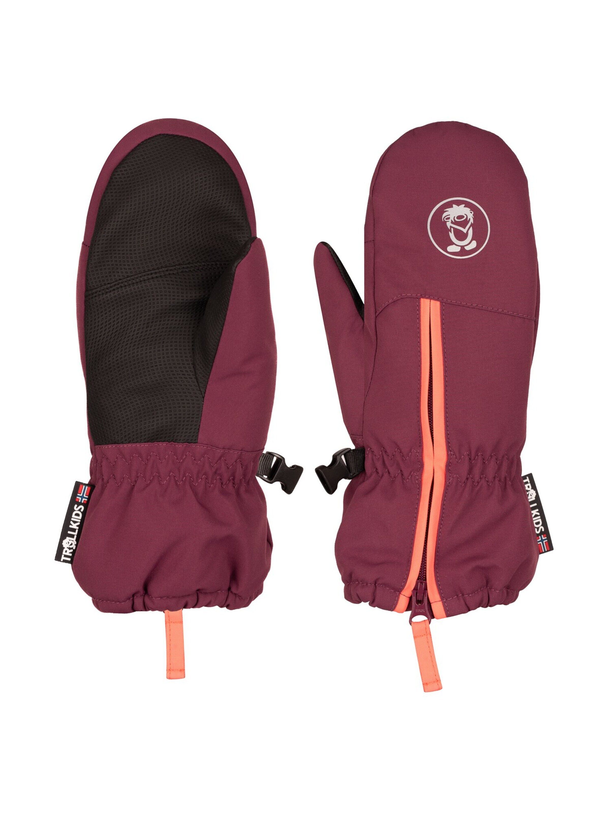 TROLLKIDS Gloves in Red: front