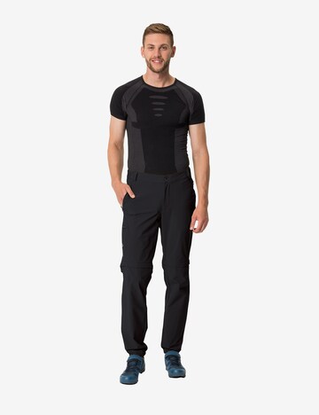 VAUDE Regular Outdoor Pants 'YARAS' in Black