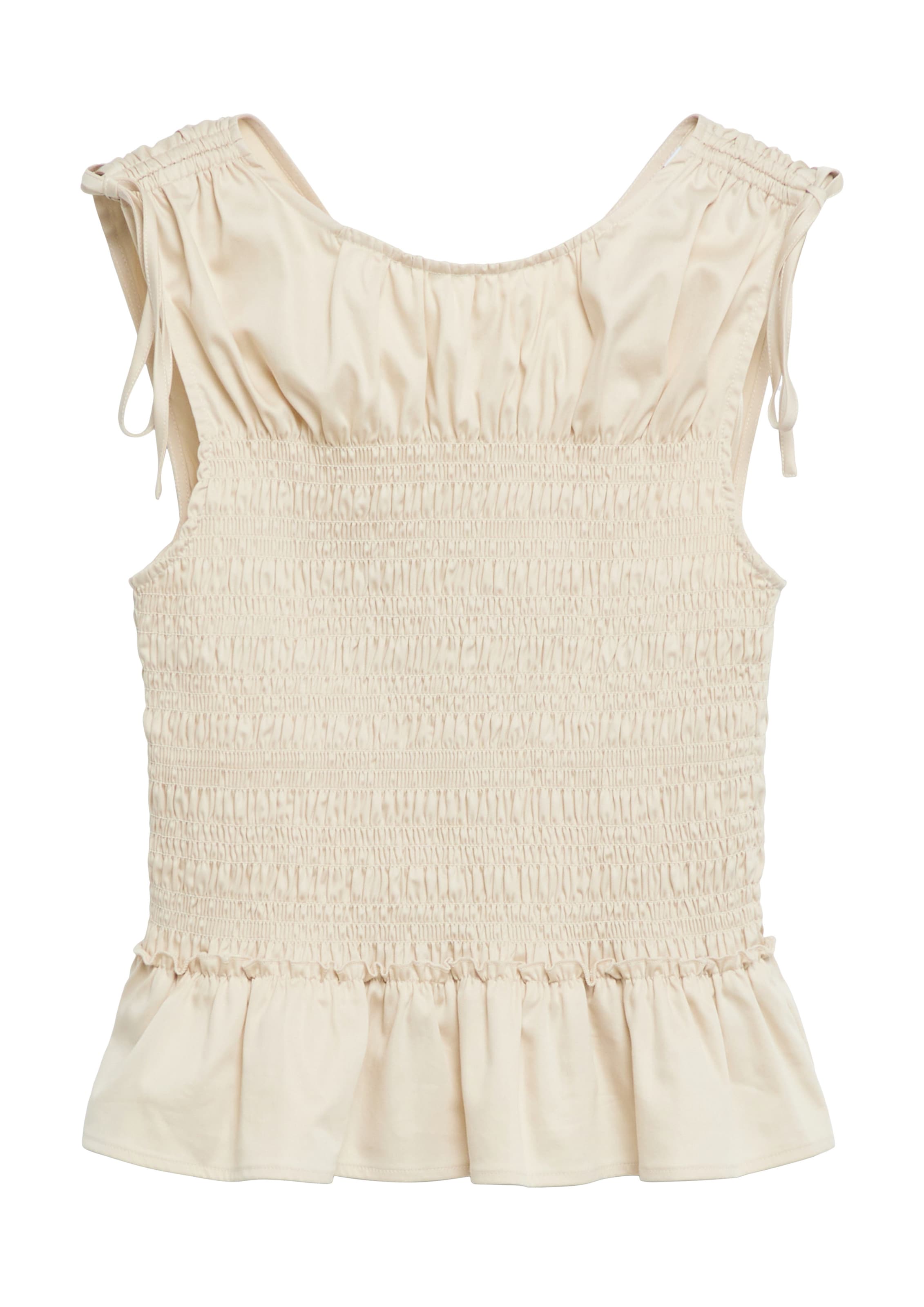 COMMA Blusentop in Beige: Vorderseite