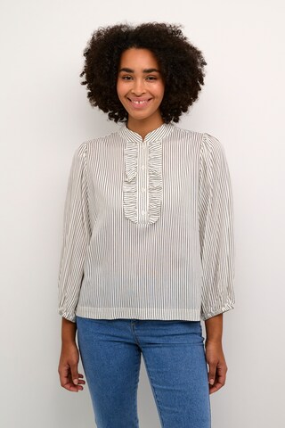 Kaffe Bluse i hvid: forside