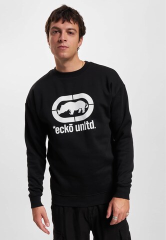 Ecko Unlimited Sweatshirt in Black: front