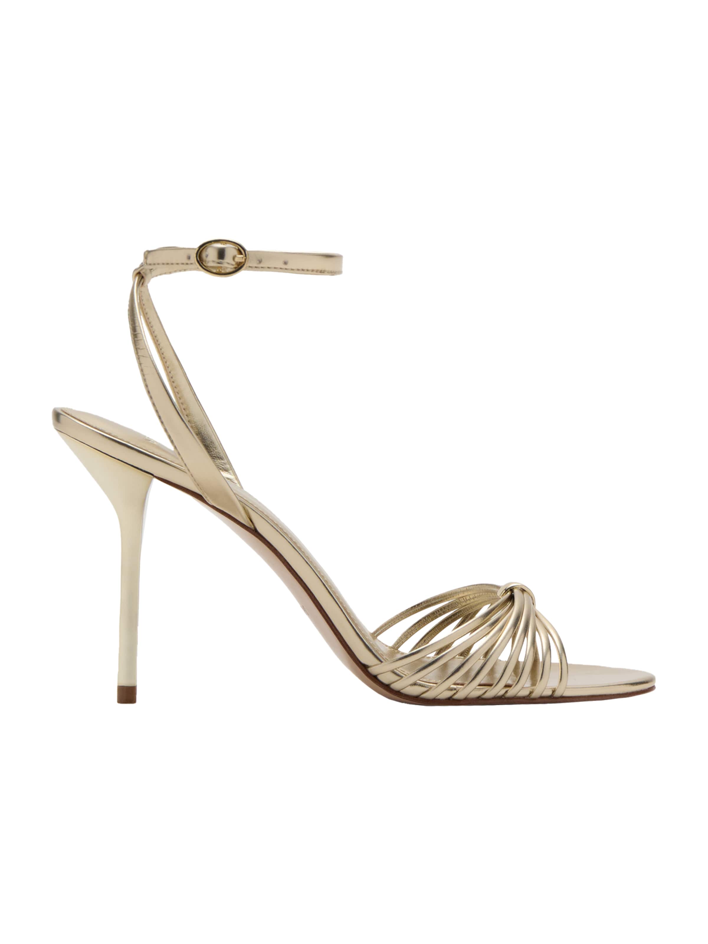 MANGO Remsandal 'SERENA' i guld: framsida