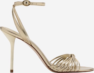 MANGO Remmisandaalit 'SERENA' värissä kulta: etupuoli