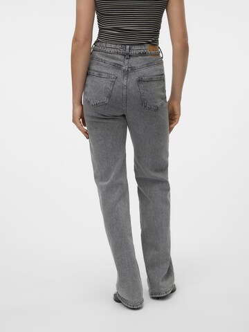 VERO MODA Wide Leg Jeans 'TESSA' in Grau