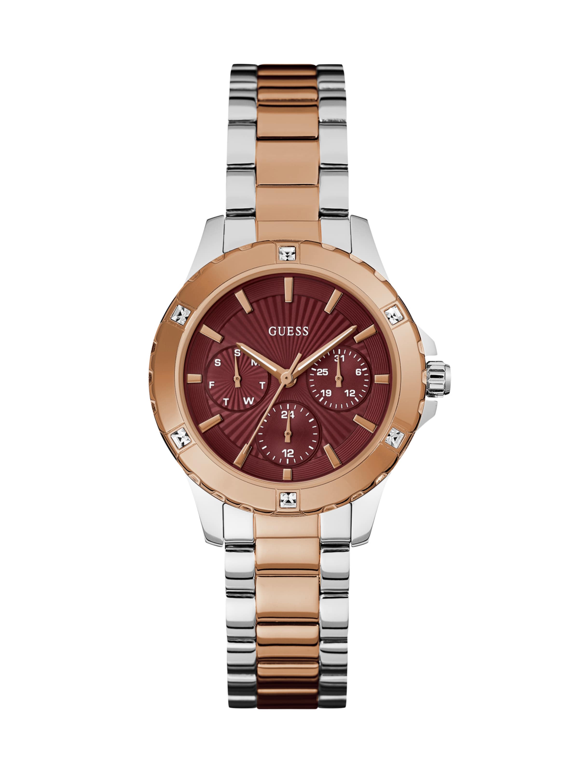 GUESS Analog watch 'Mist' in Red: front