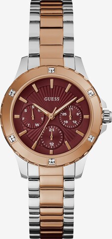 Orologio analogico 'Mist' di GUESS in rosso: frontale