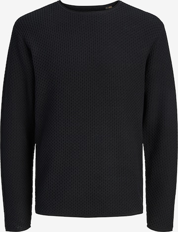 JACK & JONES - Pullover 'JPRBLUMASON' em preto: frente