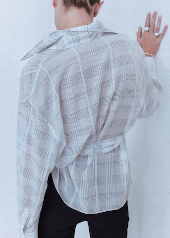MANGO Halenka 'CHECK' – béžová