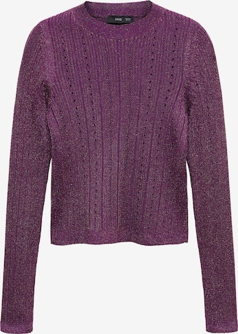 Pullover 'Cooper' di MANGO in lilla: frontale