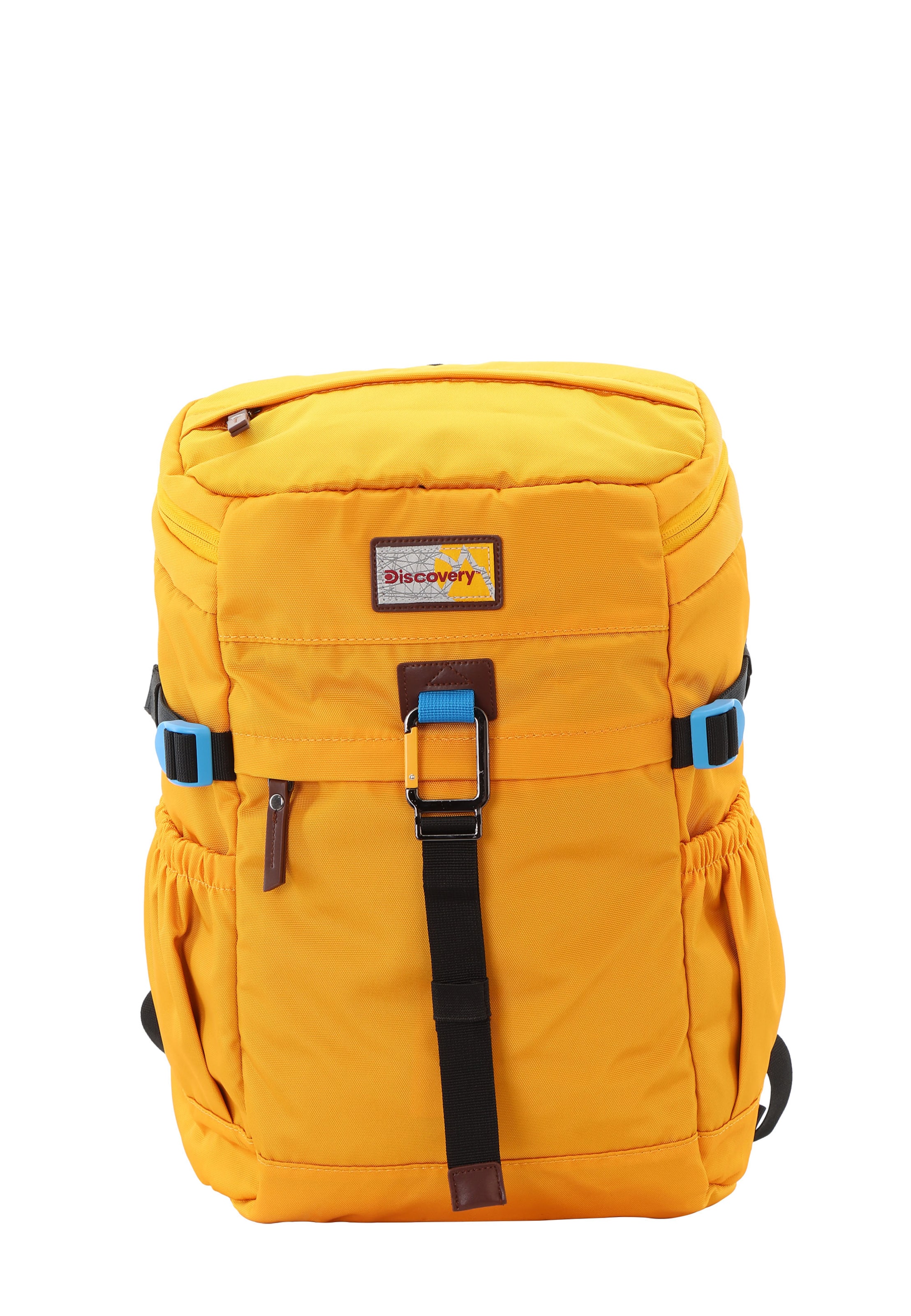 Discovery Backpack in Yellow: front