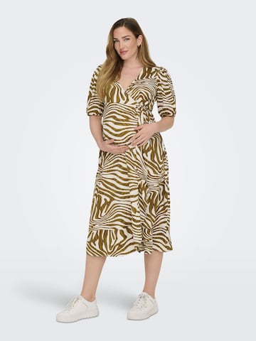 Only Maternity Summer Dress in Beige