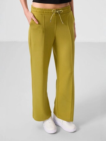 Wide Leg Pantalon Tommy Life en jaune