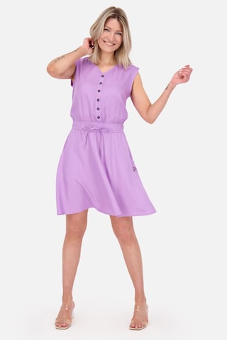 Alife and Kickin Shirt Dress 'ScarlettAK' in Purple