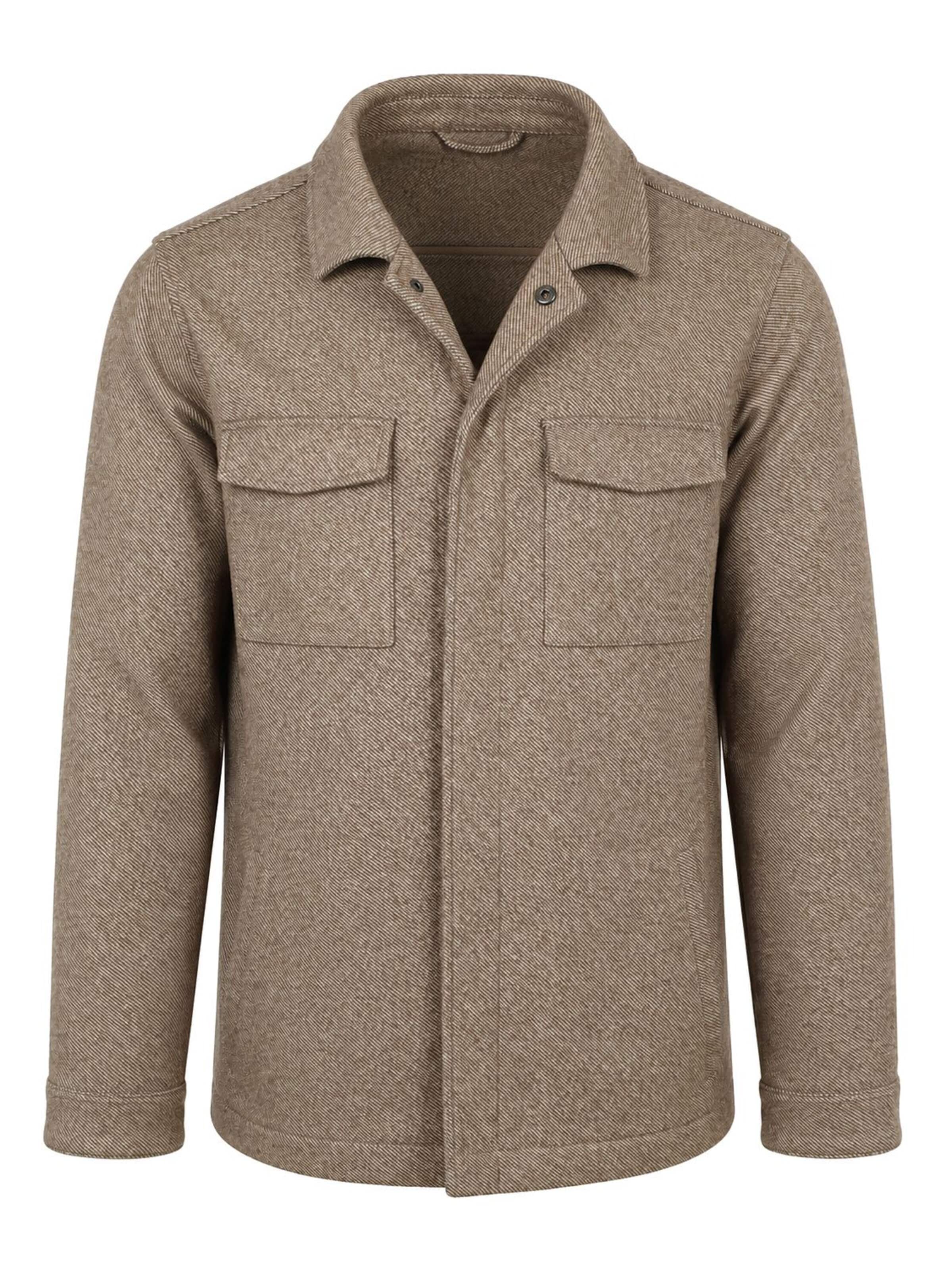 Suitable Between-Season Jacket in Beige: front