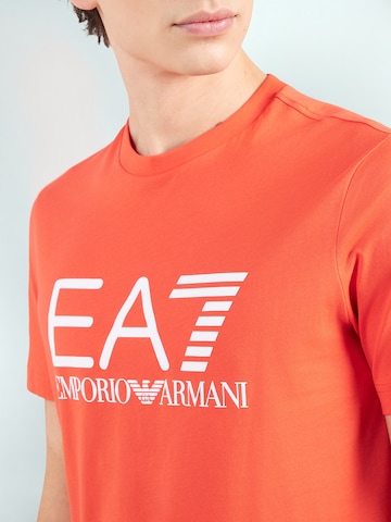 EA7 Emporio Armani Μπλουζάκι σε κόκκινο