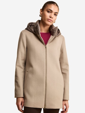 Il Lanificio Winter coat in Brown: front