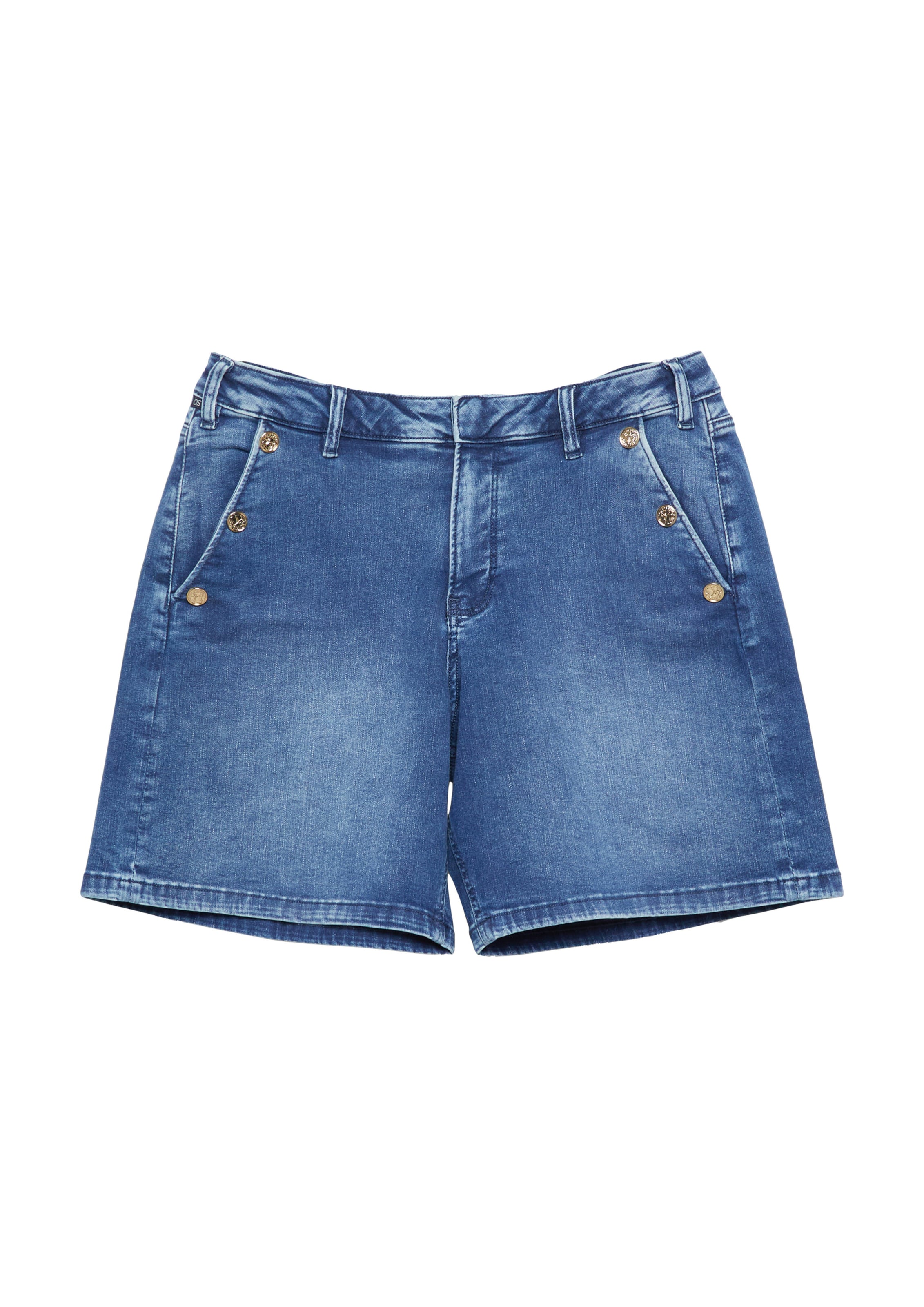 QS Shorts in Blau: Vorderseite