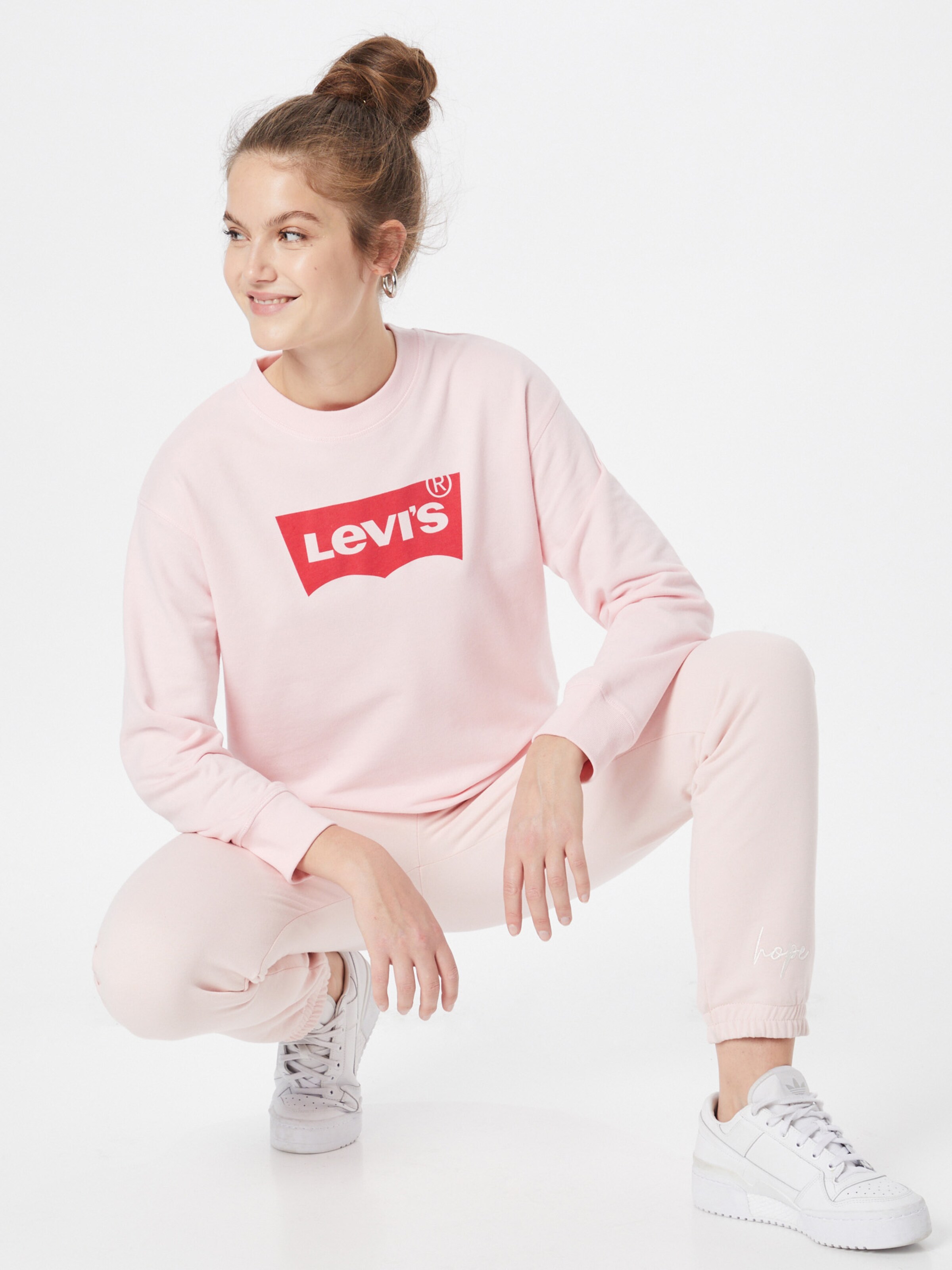 Sweats Sweat-shirt LEVI'S en Rose 