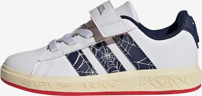 28 dydžio Sportbačiai 'Marvel Spider-Man' iš ADIDAS SPORTSWEAR, spalva – tamsiai mėlyna / balta, Prekių apžvalga