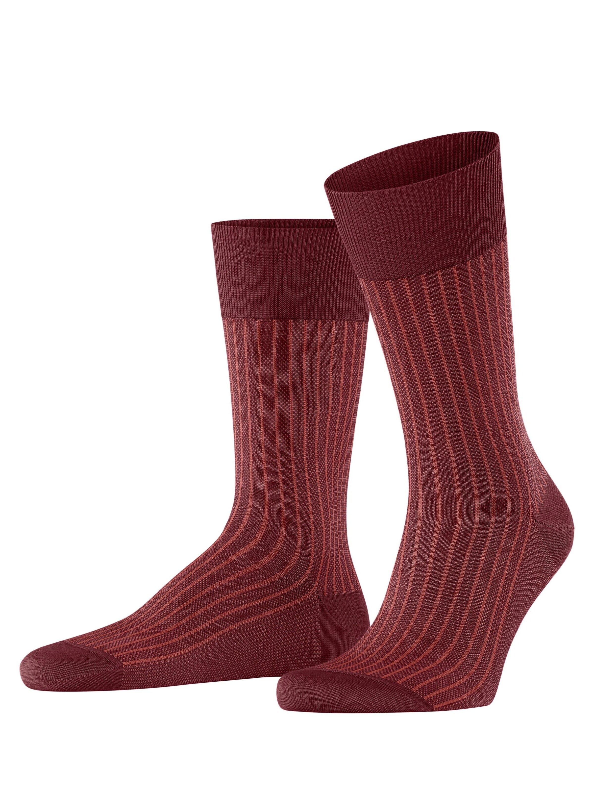 FALKE Socken 'Oxford Stripe'‌‌ in 39-40 in kupfer, Produktansicht