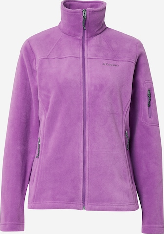 COLUMBIA Функциональная флисовая куртка 'Fast Trek II' в Лиловый: спереди