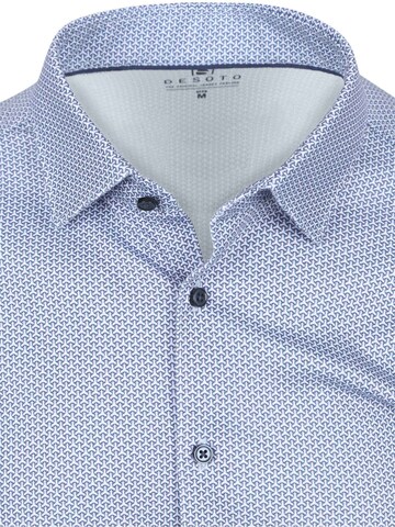 DESOTO Slim fit Overhemd in Blauw