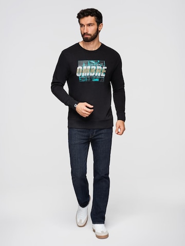 Sweat-shirt Ombre en noir