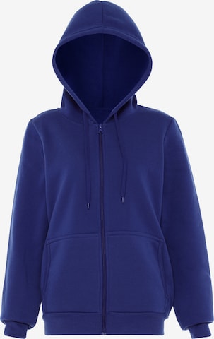 myMo ATHLSR Sweatjacke in Blau: predná strana