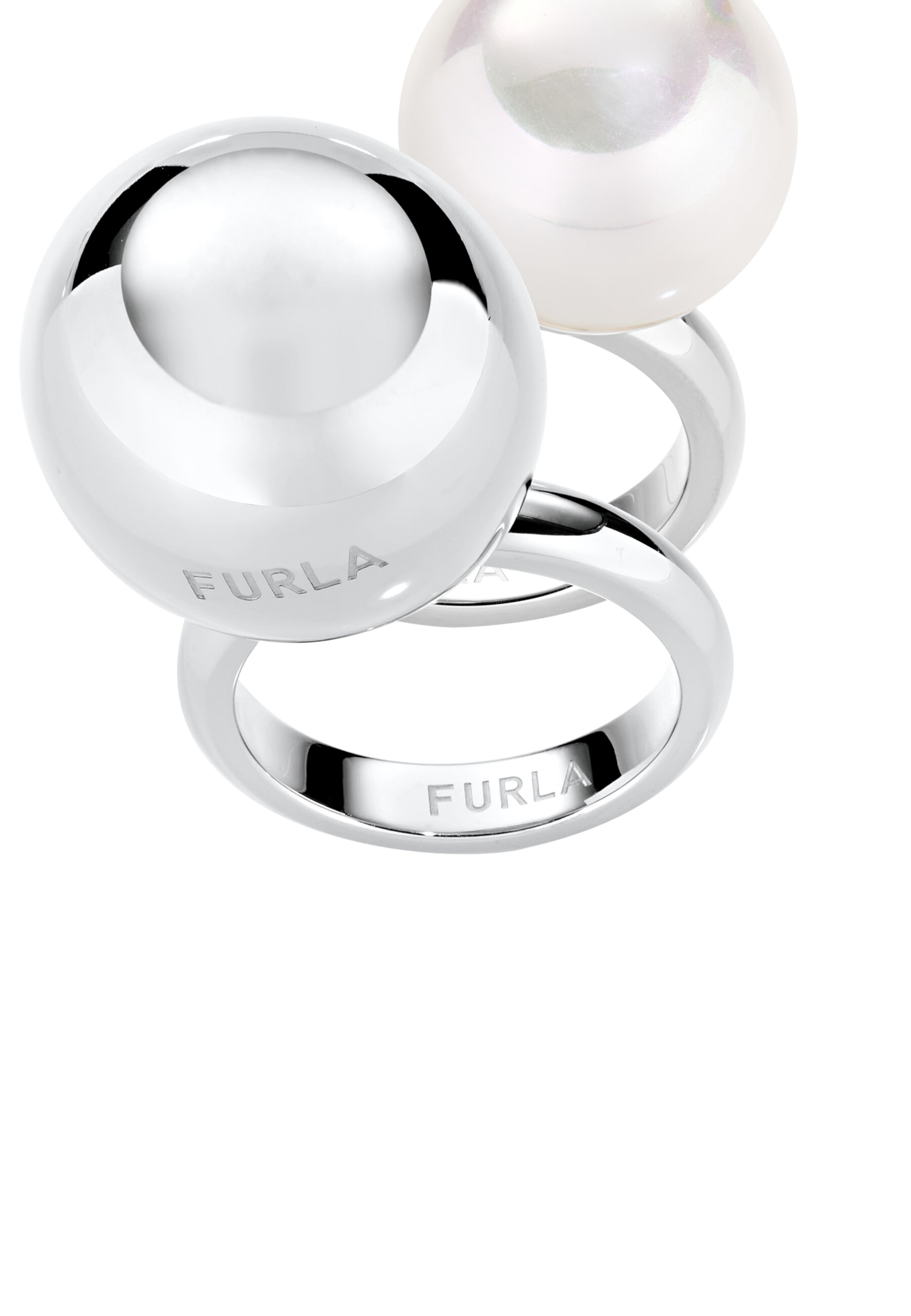 Furla Jewellery Ring Set 'MIASFERA ' in Silber