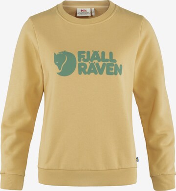 Fjällräven Sweatshirt in Gelb: predná strana