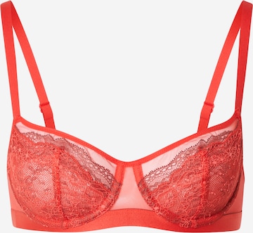 PASSIONATA Balconette Bra 'NEELA' in Red: front