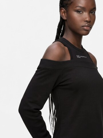 KARL LAGERFELD JEANS Kleid in Schwarz
